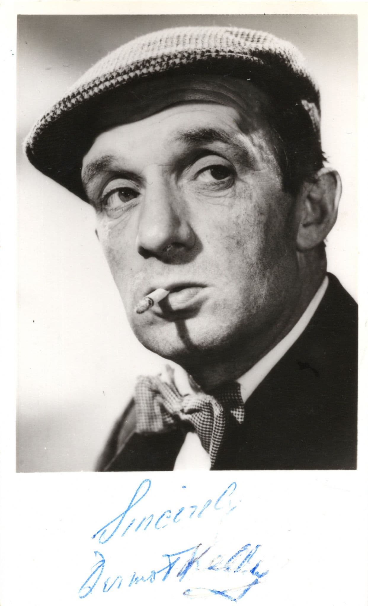 Dermot Kelly The Arthur Haynes Show Antique Hand Signed Photo