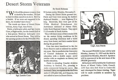 Desert Shield Storm Kuwait War 6x Army Flight Medal Hand Signed FDC