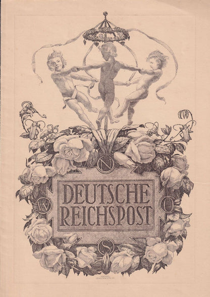 Deutsche Reichspost Berlin Germany 1929 Antique Telegram