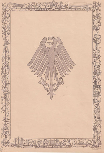 Deutsche Reichspost Berlin Germany 1929 Antique Telegram