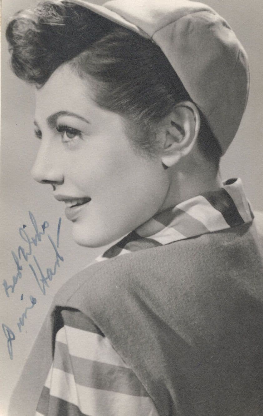 Diane Hart Antique Early Hand Signed Mint Autograph Photo