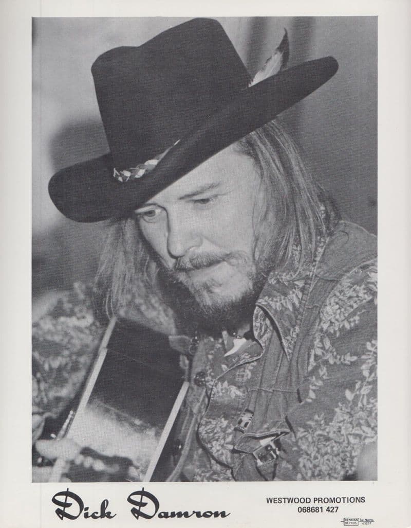 Dick Damron Canadian Guitarist Early Career Rare Publicity Media Photo