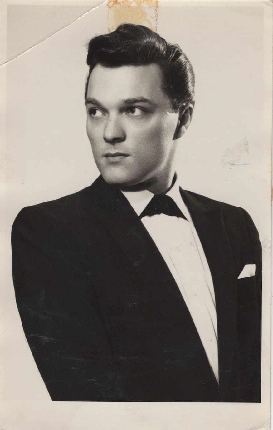 Dickie Valentine Early Reverse Signed Photo Some Faults