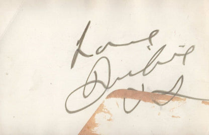 Dickie Valentine Early Reverse Signed Photo Some Faults