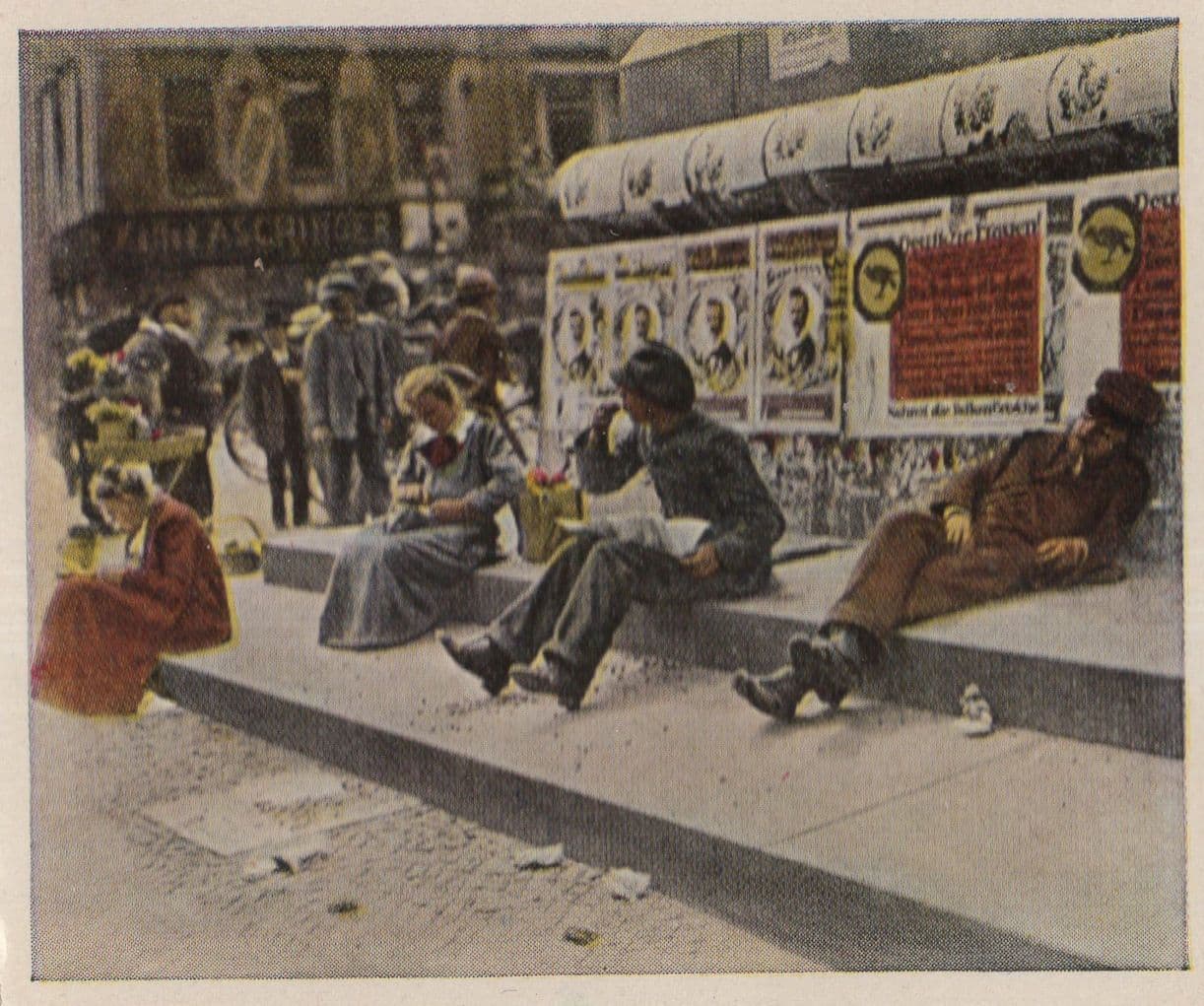 Die Deutsche Not Steigt London July 1921 German Cigarette Card