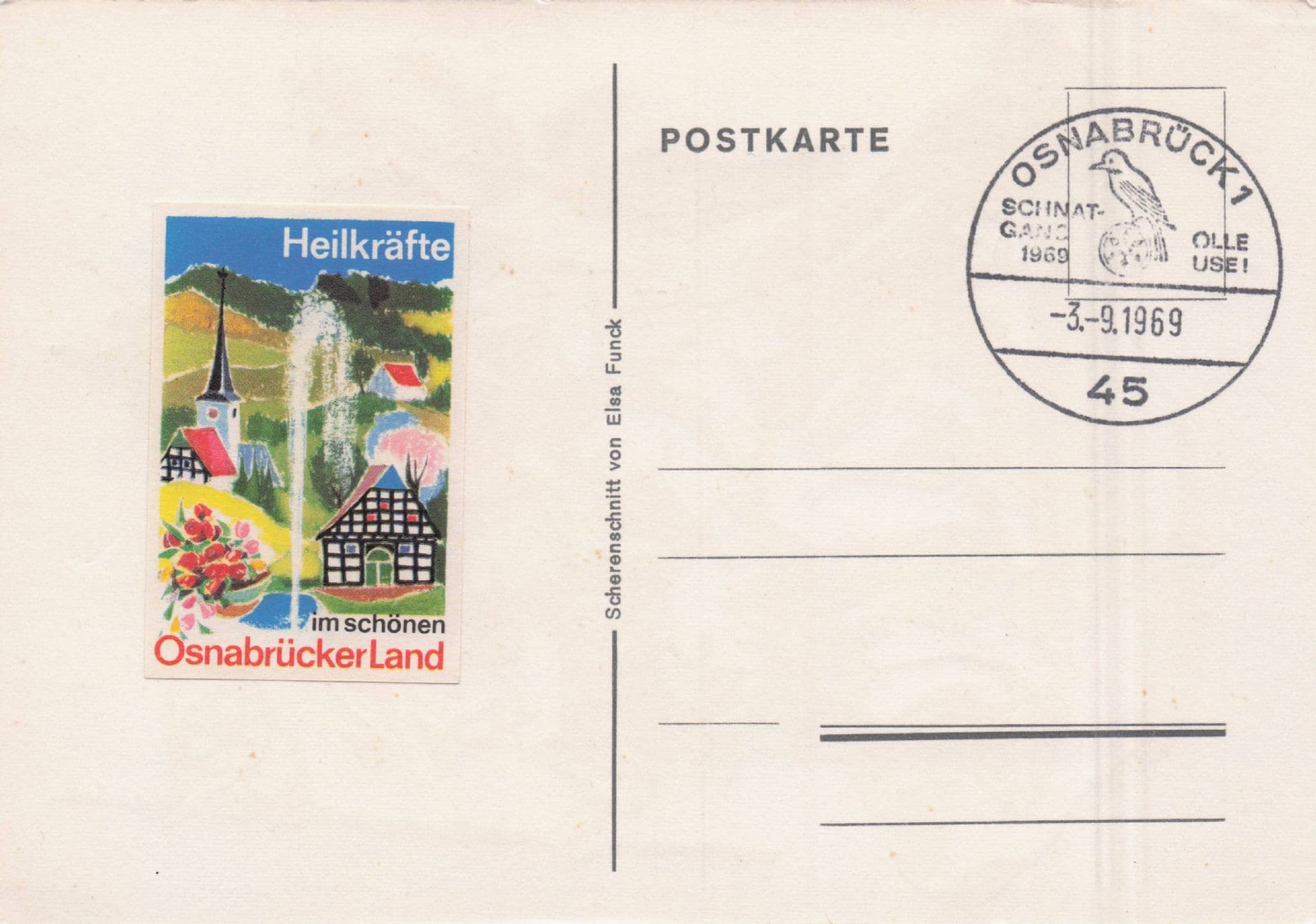 Die Steckenpferdreiter Von Osnabruck Military Flag 1969 FDC Postcard
