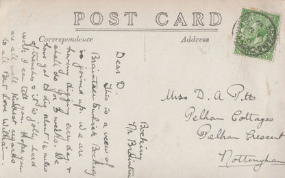 Digging Military Trenches in The Avenue Braintree WW1 RPC Postcard