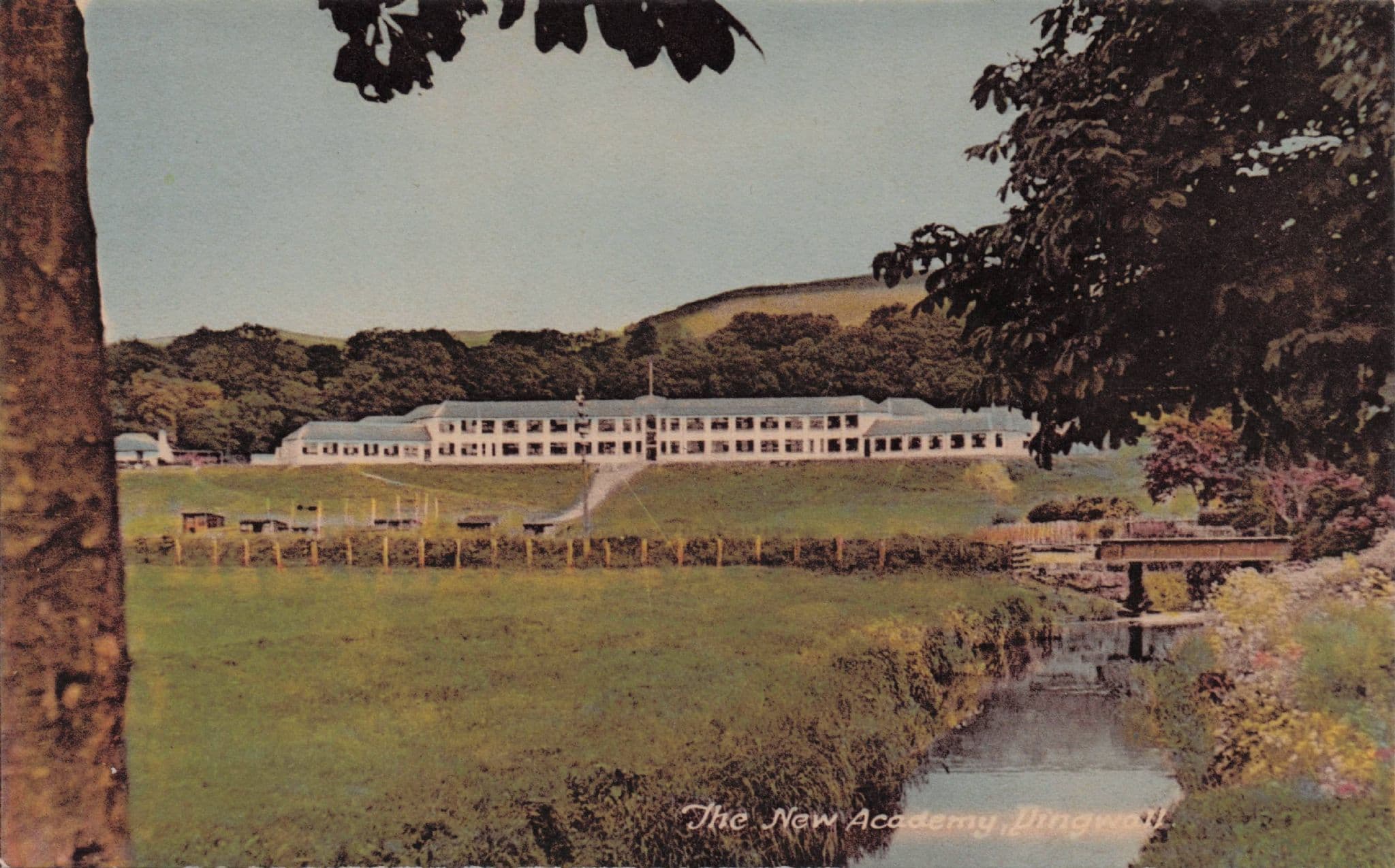 Dingwall Academy Scotland Vintage Rare National Series Postcard