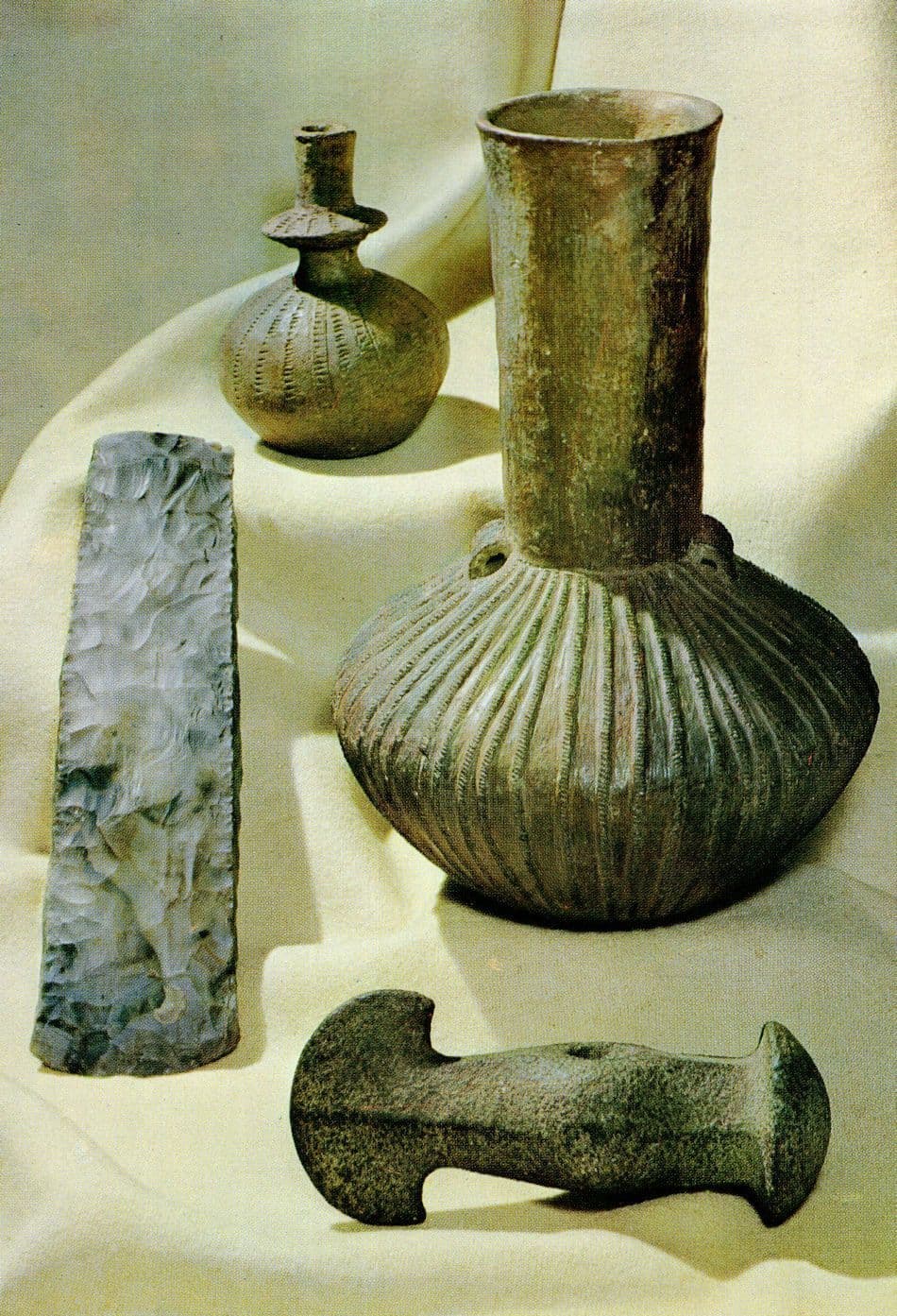 Dolmen Period Antique Axes Vessels Norway Relics Postcard