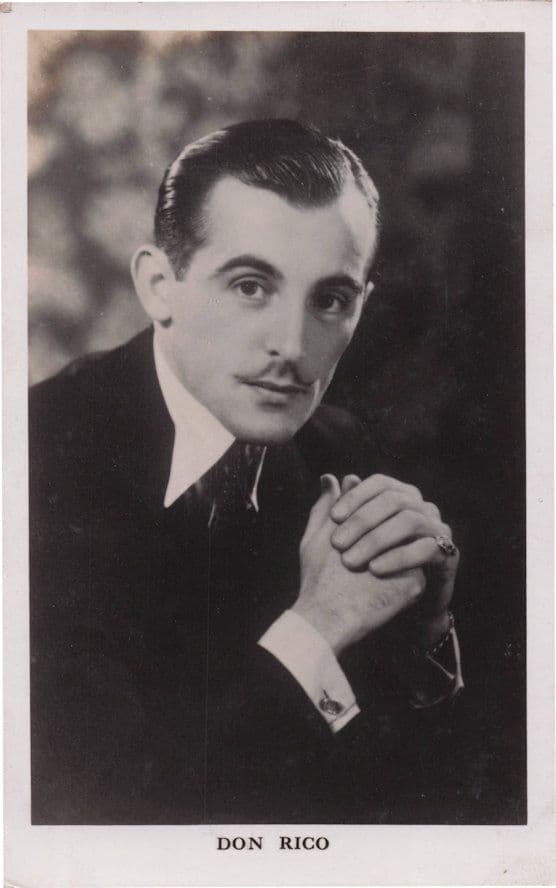 Don Rico Bandleader I'm Live In Newcastle Old Real Photo Postcard