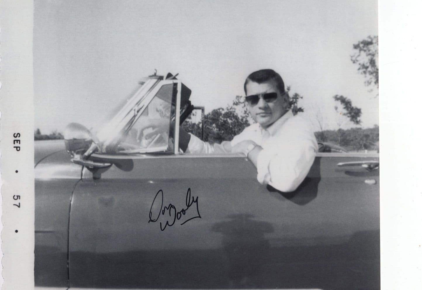 Don Woody American Rockabilly Drummer Large Hand Signed Photo