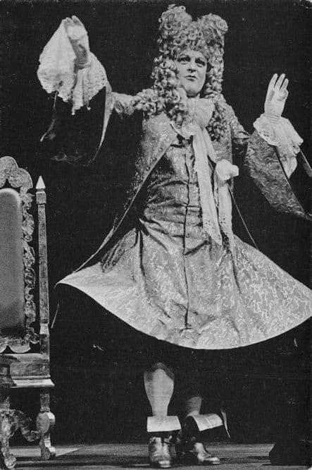 Donald Sinden as Lord Poppington Shakespeare Play Company Old Postcard