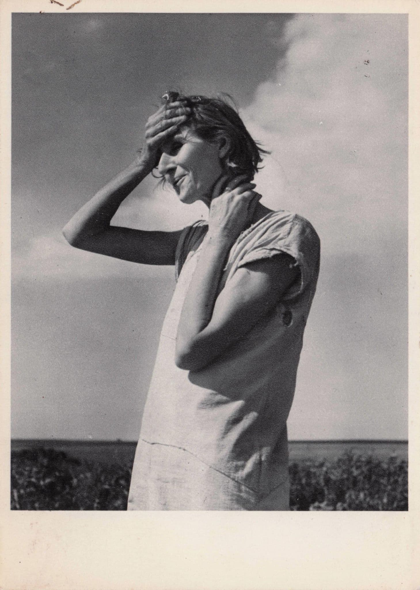 Dorothea Lange Woman of the High Plains Texas Panhandle Postcard