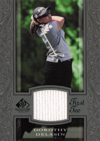 Dorothy Delasin First Tee SP 2005 Golf Upper Deck Relic Shirt Card
