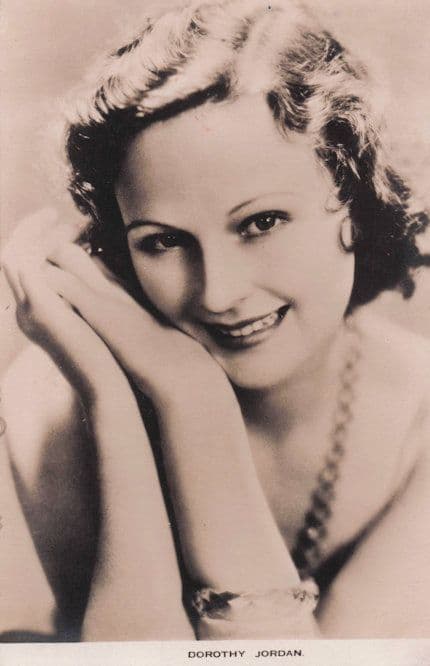 Dorothy Jordan Film Weekly Vintage Actress Real Photo PB Postcard
