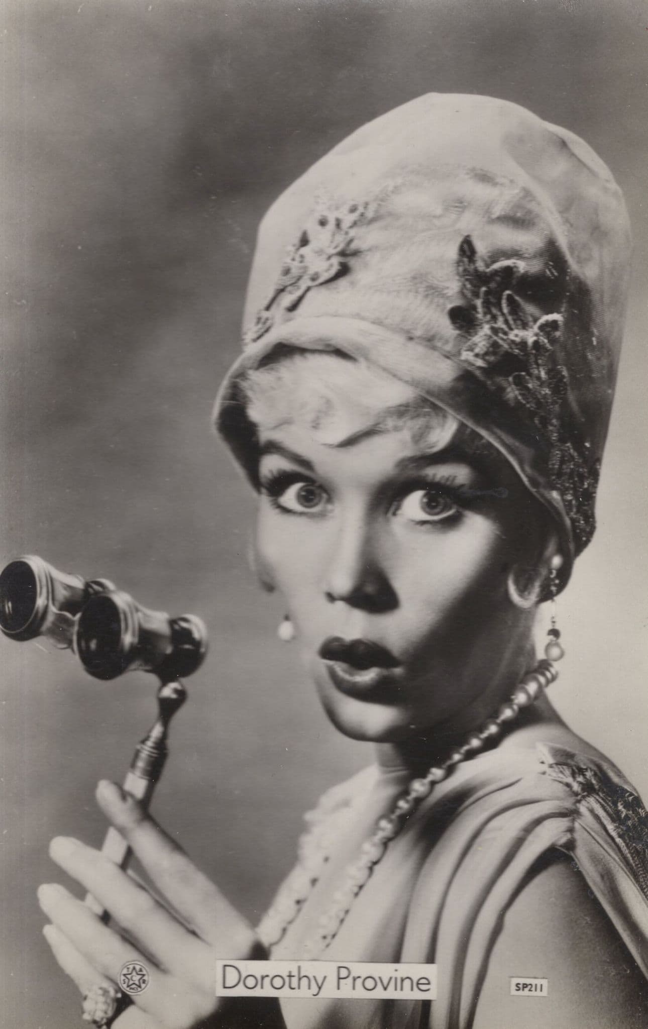 Dorothy Provine Star Pics Vintage Plain Back Postcard Photo