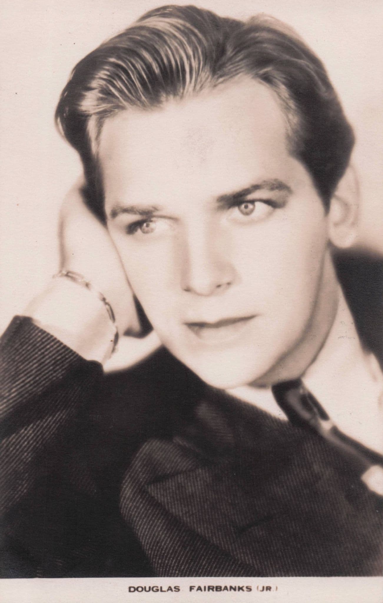 Douglas Fairbanks Film Weekly Vintage Actor Real Photo Postcard