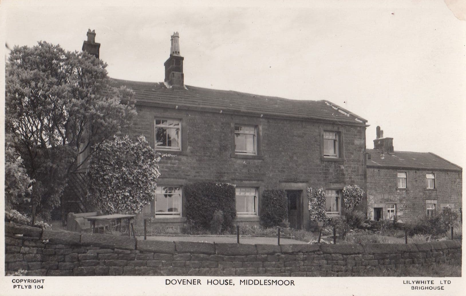 Dovener House Middlesmoor Real Photo Yorkshire Postcard