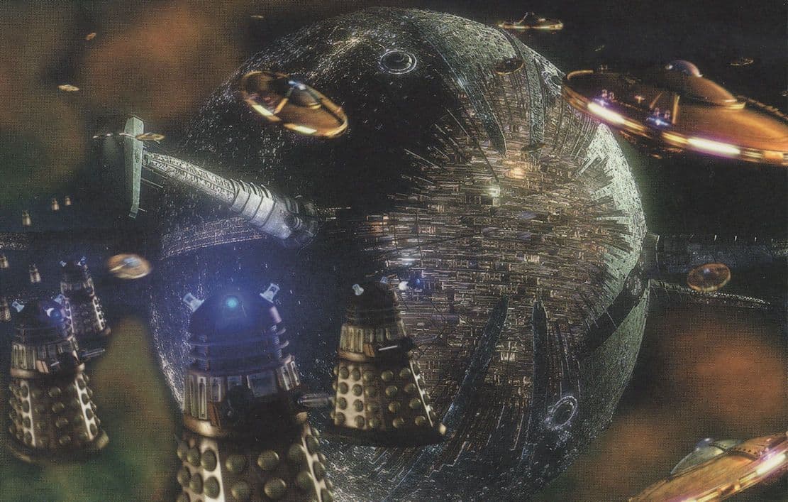 Dr Doctor Who The Dalek Crucible Spaceship Episode Postcard
