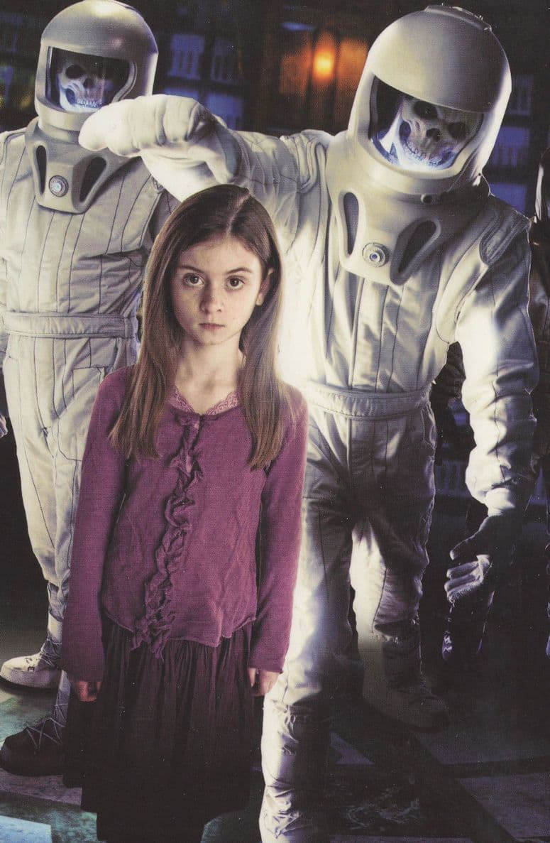 Dr Who Silence In The Library BBC TV Show Advertising Postcard