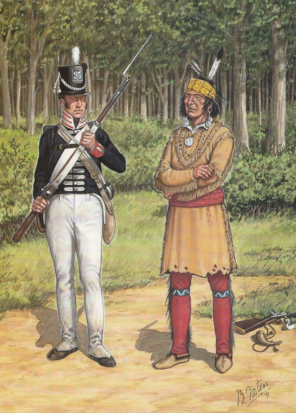 Dragoons 4th 2nd Regiment of US Infantry American Indian War 3x Uniform Postcard s