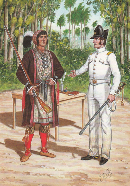 Dragoons 4th 2nd Regiment of US Infantry American Indian War 3x Uniform Postcard s