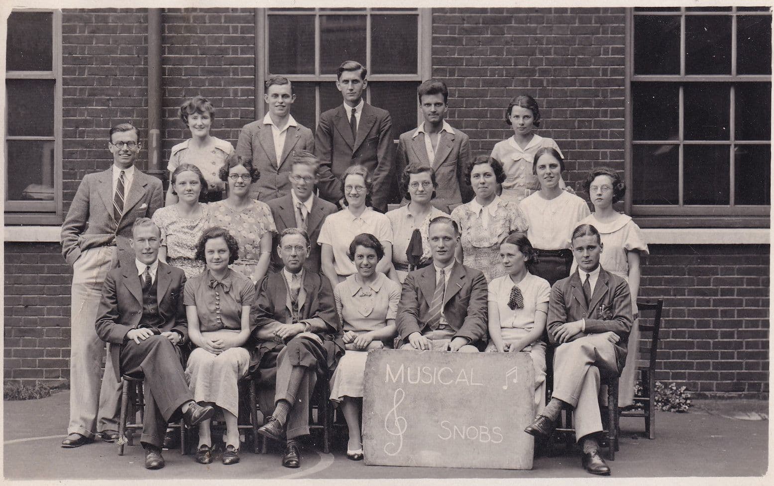 Drama Class Dramatic Society Norfolk Quadrangle 15x Hand Signed RPC Postcard