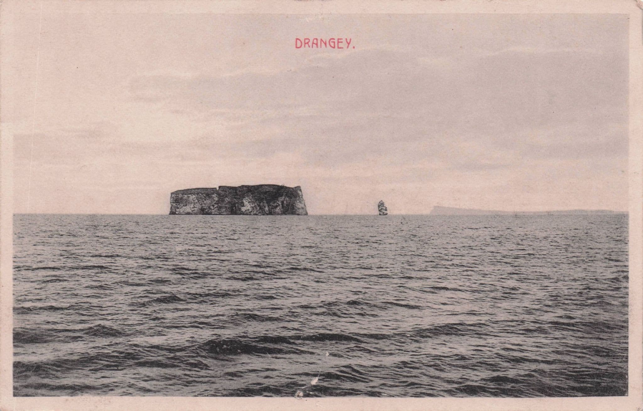 Drangey Island Iceland Volcano Antique Message This Is A Valuable Postcard