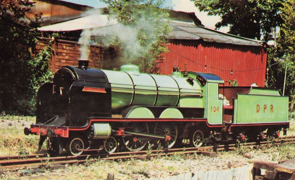 Dreamland Park Railway Barnes 442 Albion Class in 1928 Postcard