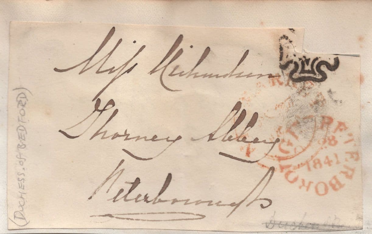 Duchess Of Bedford 1941 Victorian Postal Frank Peterborough Signed