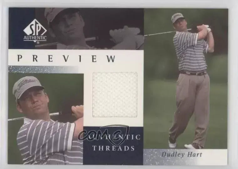 Dudley Hart Original Upper Deck Shirt Golf Rare Limited Threads Card
