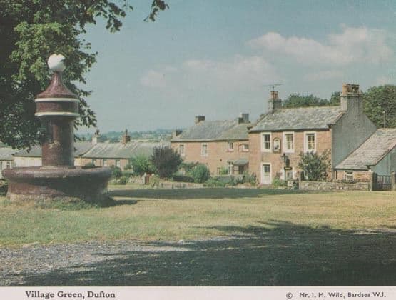 Dufton Village Green Cumbria Postcard