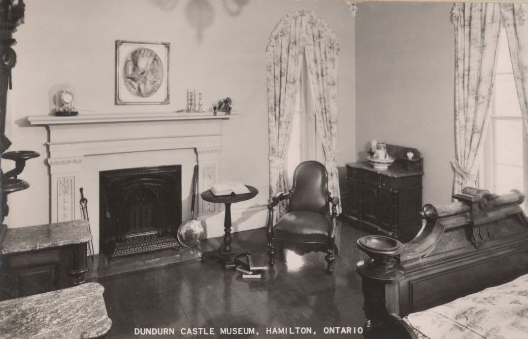 Dundurn Castle Museum Ontario Canada Vintage Postcard