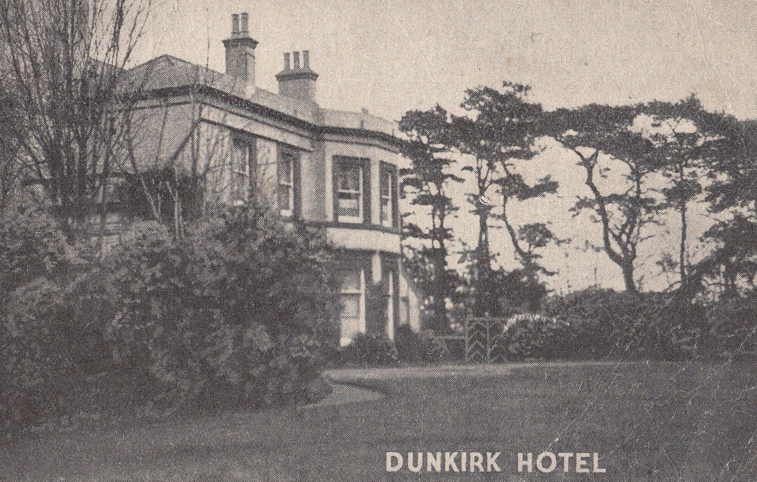 Dunkirk Hotel Antique Scottish Postcard