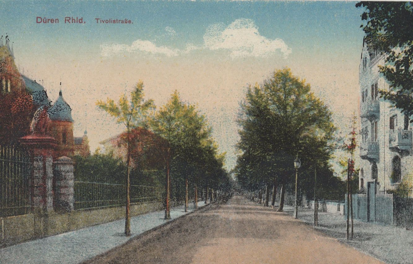 Duren Rhid Germany Old Postcard