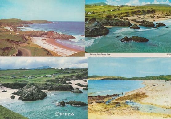 Durness Sango Bay Golden Sands 4x Postcard