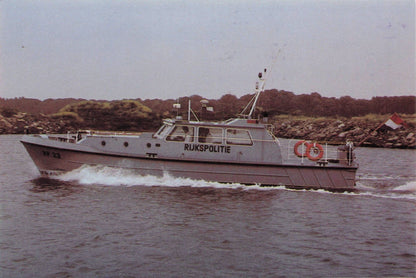 Dutch Holland Police Politie RP23 Mercedes Diesel Ship Trade Card
