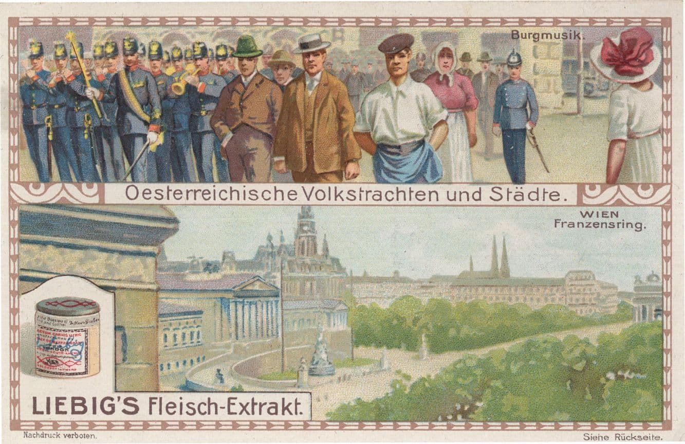Dutch Military Parade Vegetable Extract Oil Advertising Card