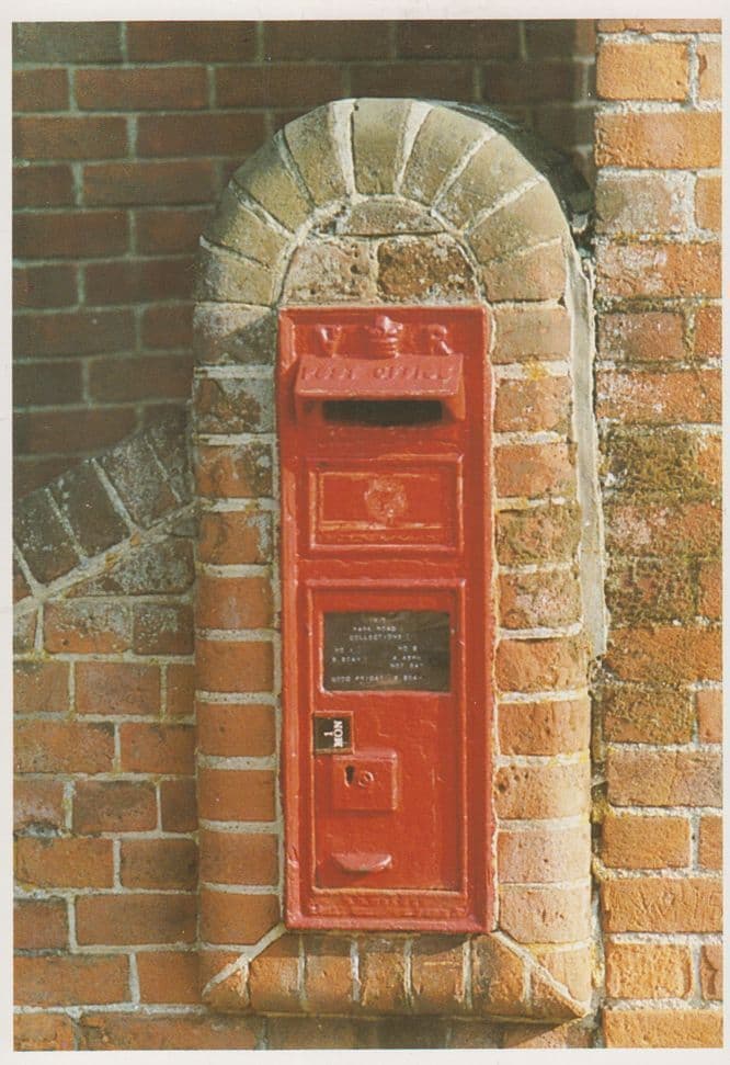 Earls Colne Letterbox Royal Mail Post Box Postcard