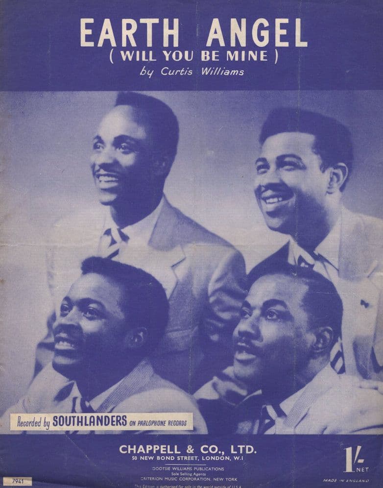 Earth Angel The Southlanders 1950s Sheet Music