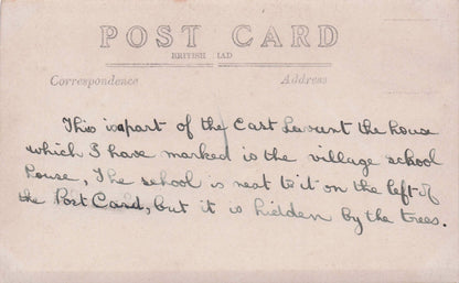 East Lavant Sussex Farm Hen Birds School House Old RPC Postcard