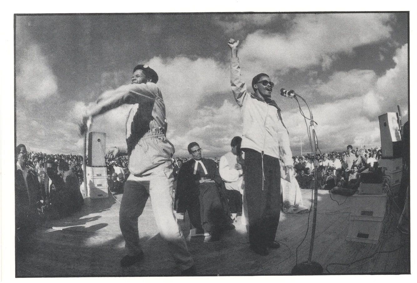Eastern Cape African United Democratic Front Leader at 1985 UDF Funeral Postcard