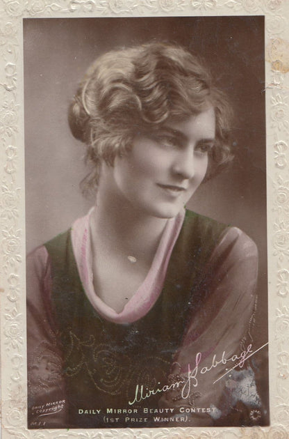 Eastern Foam Beauty Vanishing Cream Miss Miriam Sabbage Advertising Postcard