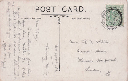 Eclipse Minstrels Harwich Antique Entertainers 1908 Postcard