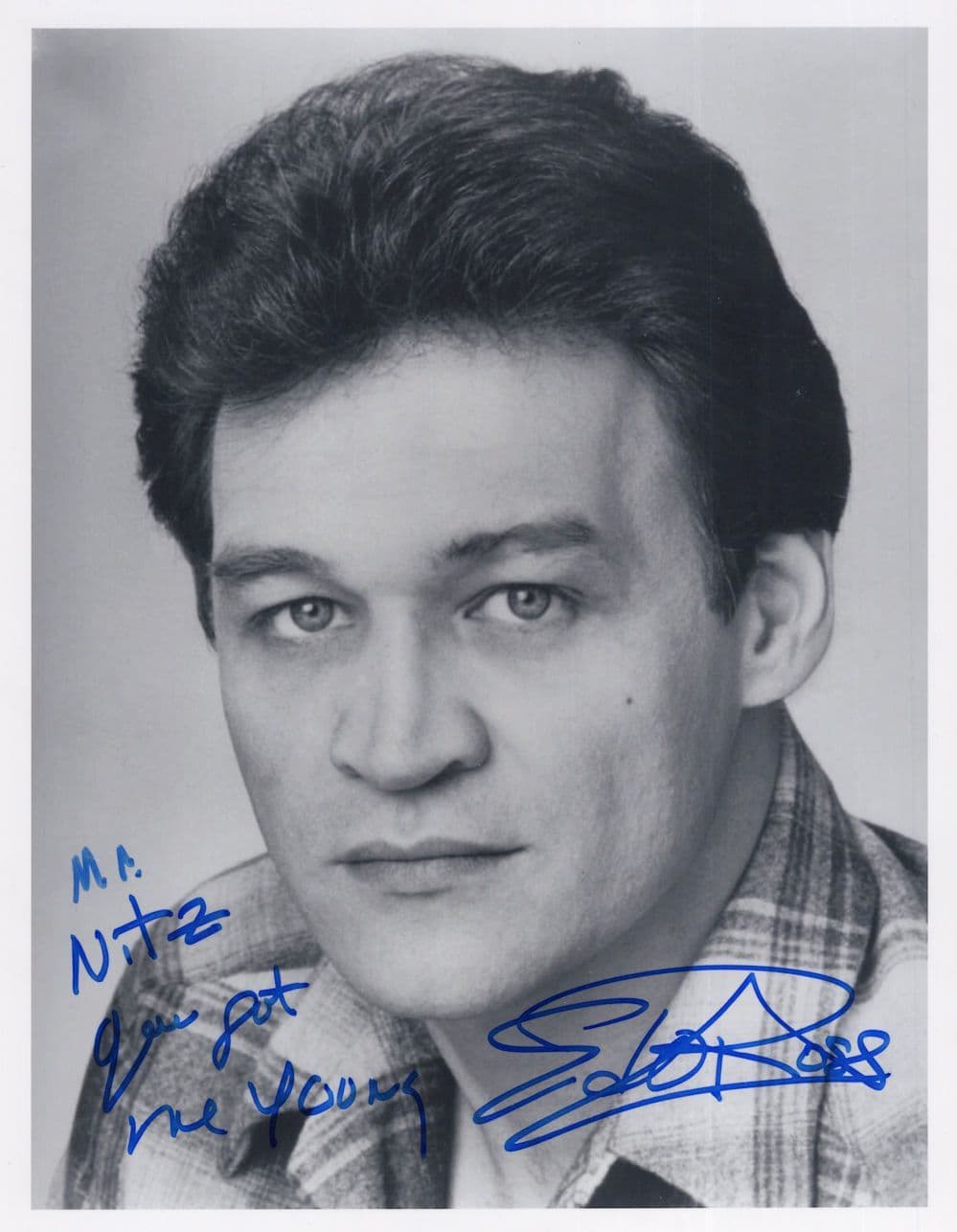 Ed O'Ross Full Metal Jacket Dick Tracy 10x8 Hand Signed Photo