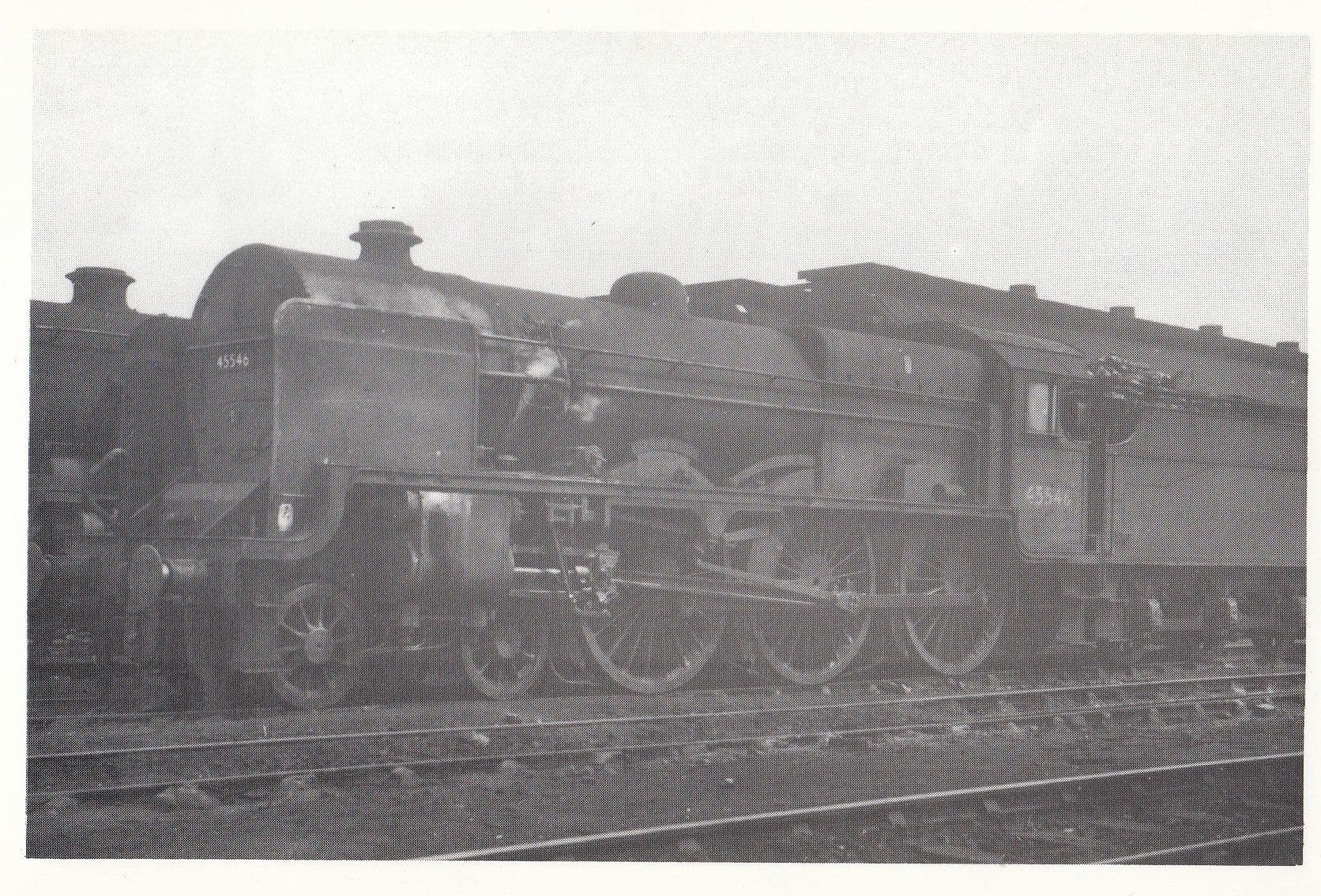 Edge Hill Liverpool Train Railway Station 45546 Train Postcard