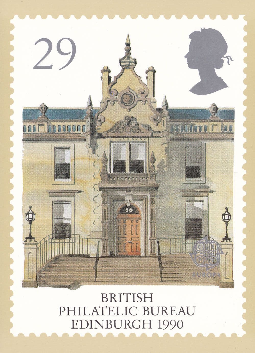 Edinburgh Scottish Philatelic Bureau Limited Edition Postcard