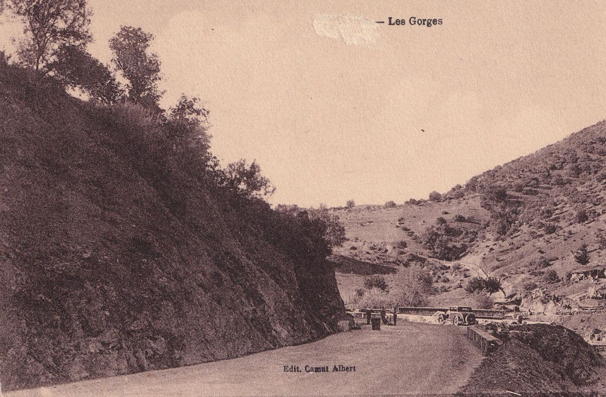 Edit Camut Albert La Poste Les Gorges 2x Old Postcard