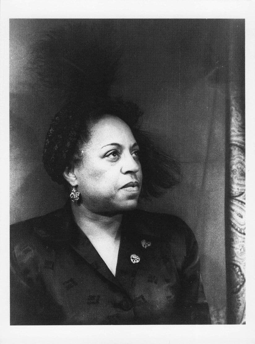 Edith Sampson African American Lawyer NATO First Black Court Judge Postcard