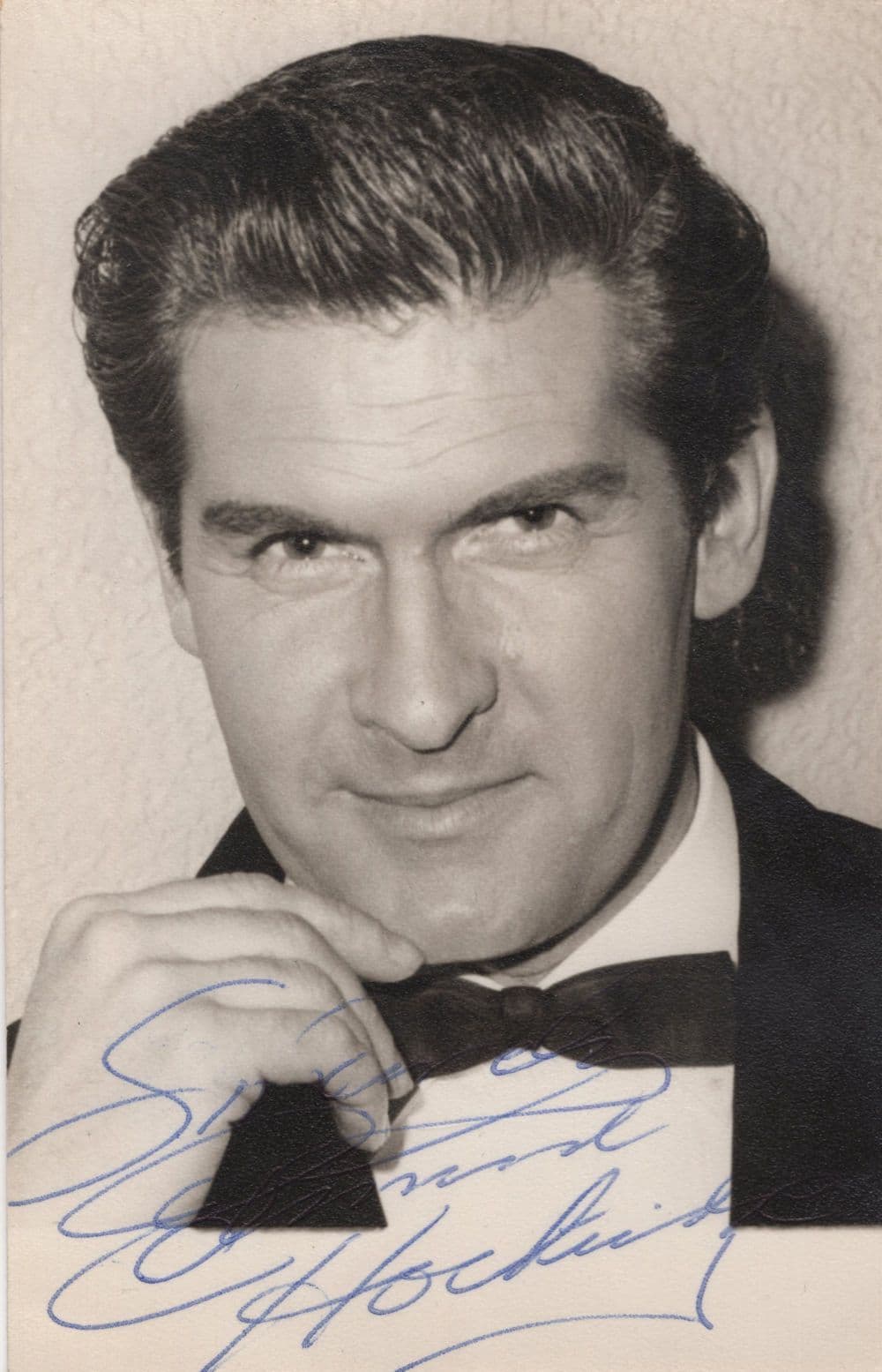Edmund Hockridge Canadian Opera Singer Hand Signed Photo